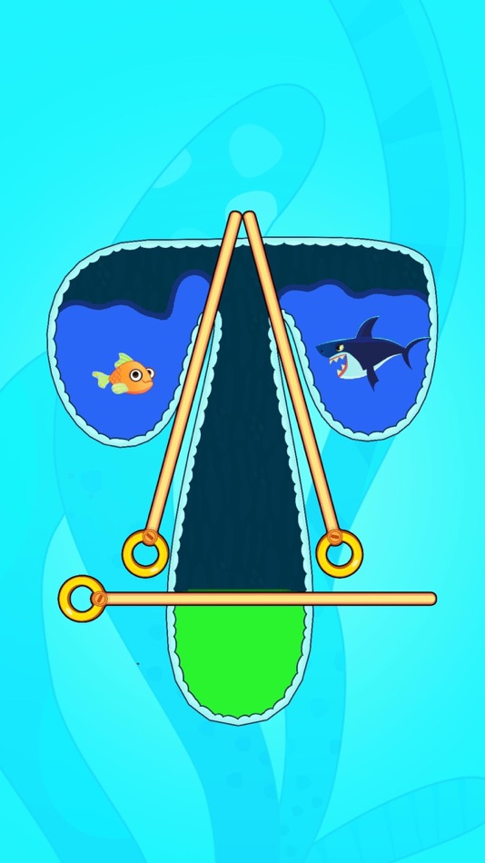 #5. Save The Fish! Rescue Puzzle (iOS) By: Mesiba Games