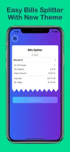 Bills Splitter Widget - budget screenshot #3 for iPhone