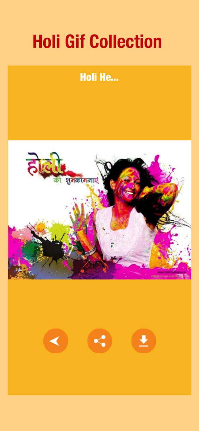 Holi GiF Collection and Cards