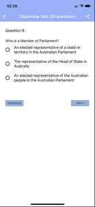 Australian Citizenship Test screenshot #5 for iPhone