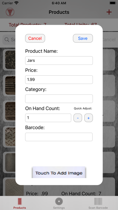 Direct Sales Inventory Manager Screenshot