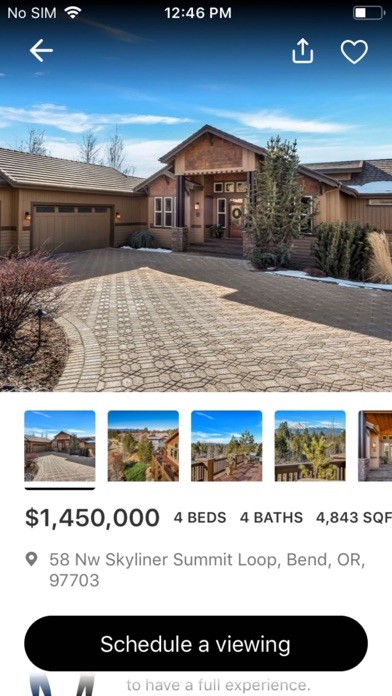 Bend Oregon Real Estate Screenshot