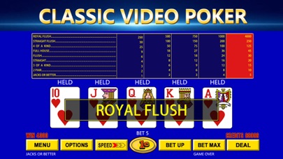 Pocket Video Poker King Screenshot