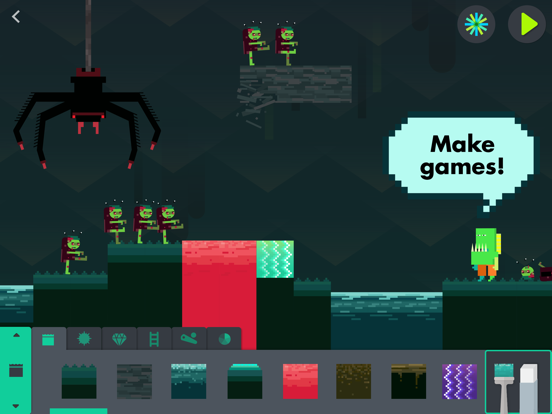 Screenshot #2 for The Infinite Arcade by Tinybop