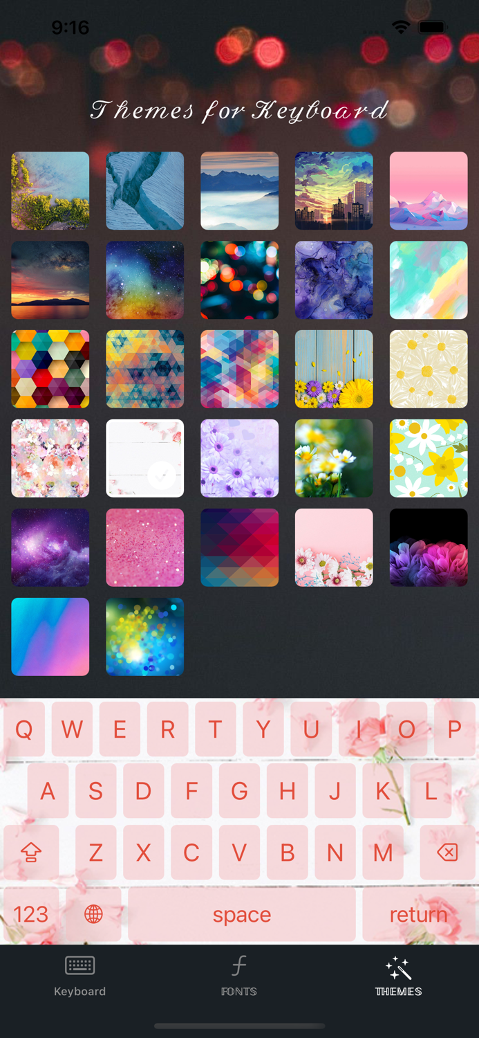 Fonts for iPhone - Keyboard