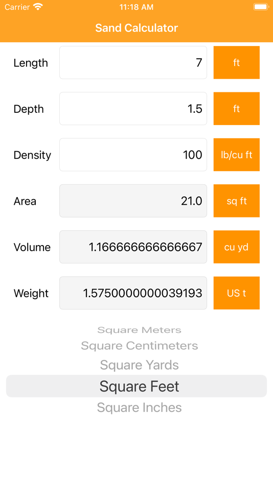 #6. Sand Calculator (iOS) 由: Anna Filobok