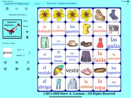 Game screenshot Spanish Words 4 Beginners hack