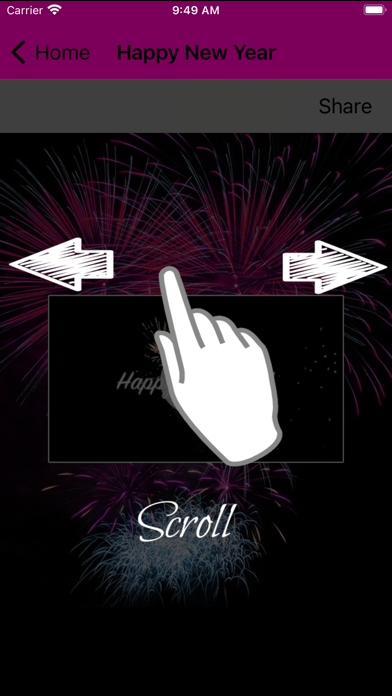 Video Greetings 2021 New Year Screenshot