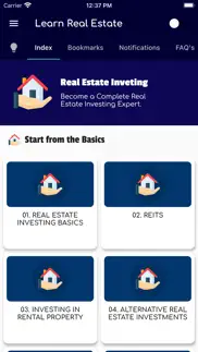 learn real estate investing iphone screenshot 1