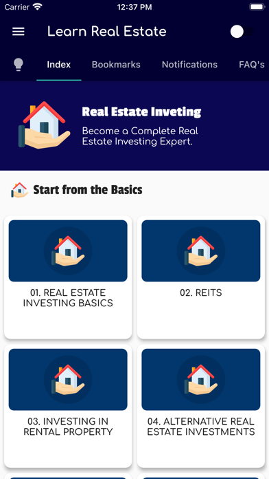 Screenshot #1 pour Learn Real Estate Investing