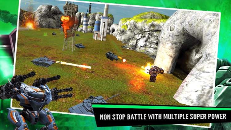 Robots War robot fighting game screenshot-4