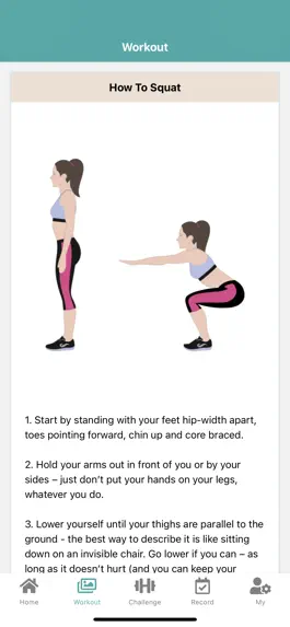 Game screenshot The 30-Day Squat Challenge hack