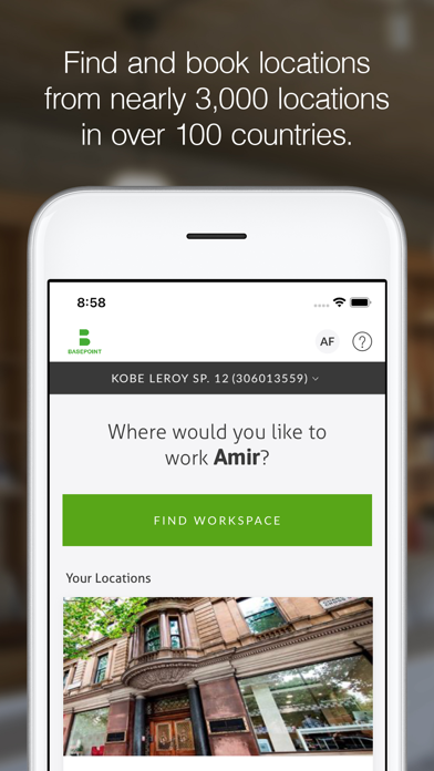 Basepoint: Workspaces to let Screenshot