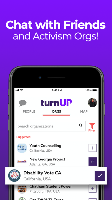 TurnUp Activism: Social Change Screenshot