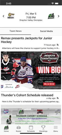 Game screenshot Drayton Valley Thunder AJHL apk