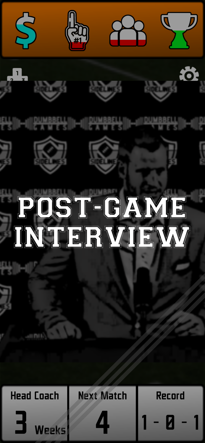 Sidelines - Football Manager