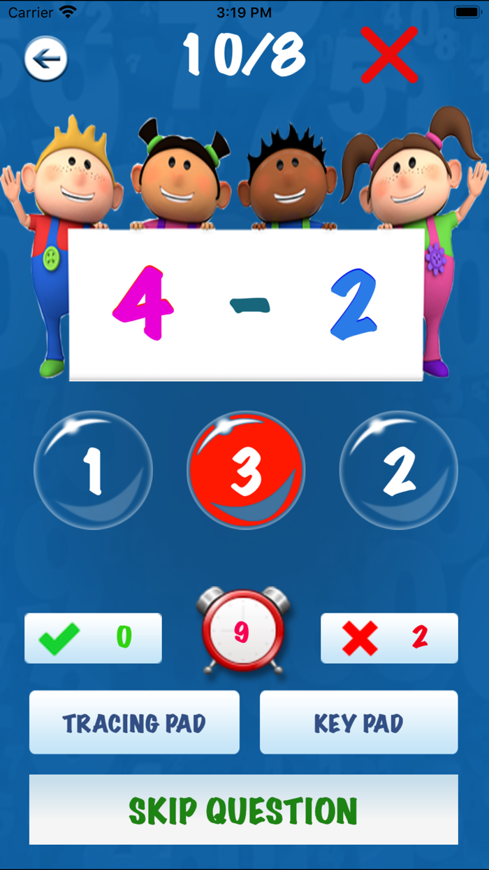 Math educational app for kids