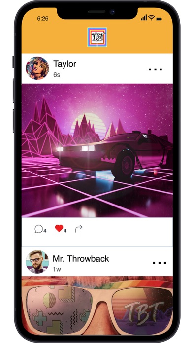 Screenshot #1 pour TBT (Throw Back Today)