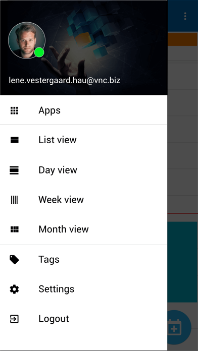 VNCcalendar Screenshot