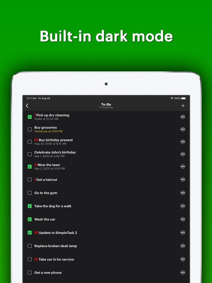 SimpleTask Organize your life