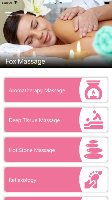 Fox Massage Screenshot