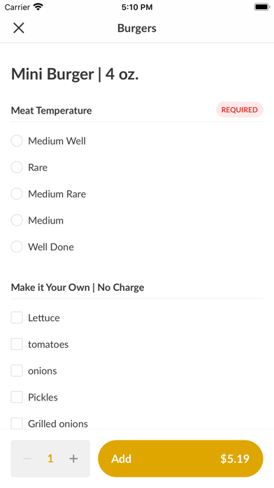 The Burger Place Screenshot
