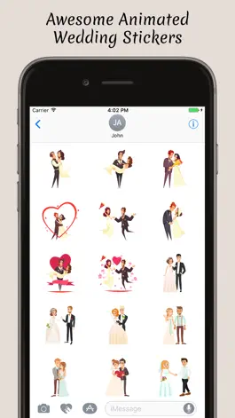 Game screenshot Animated Wedding Stickers mod apk
