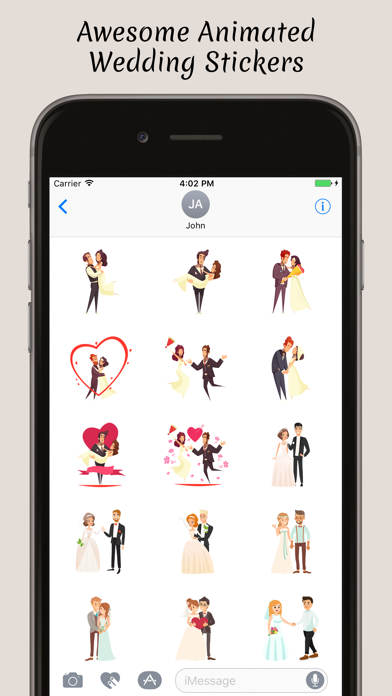 Animated Wedding Stickers Screenshot