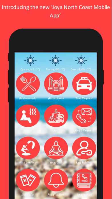 Joya North Coast Mobile App Screenshot