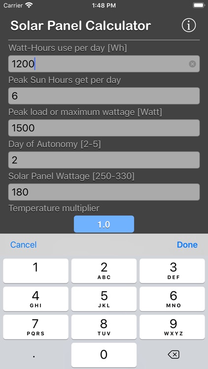 Solar Panel Calculator Plus screenshot-5