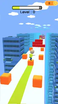 Race Skip Block Super Guy 3d iphone bilder 0