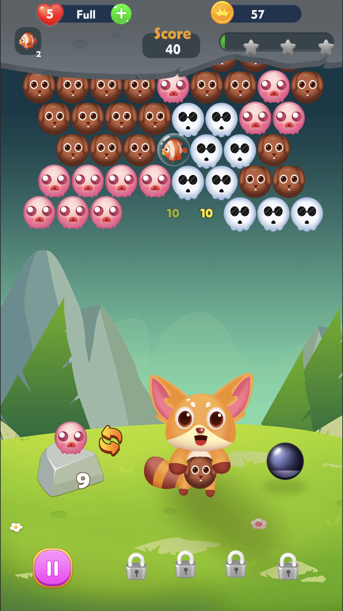 Bubble Shooter-Animals Match