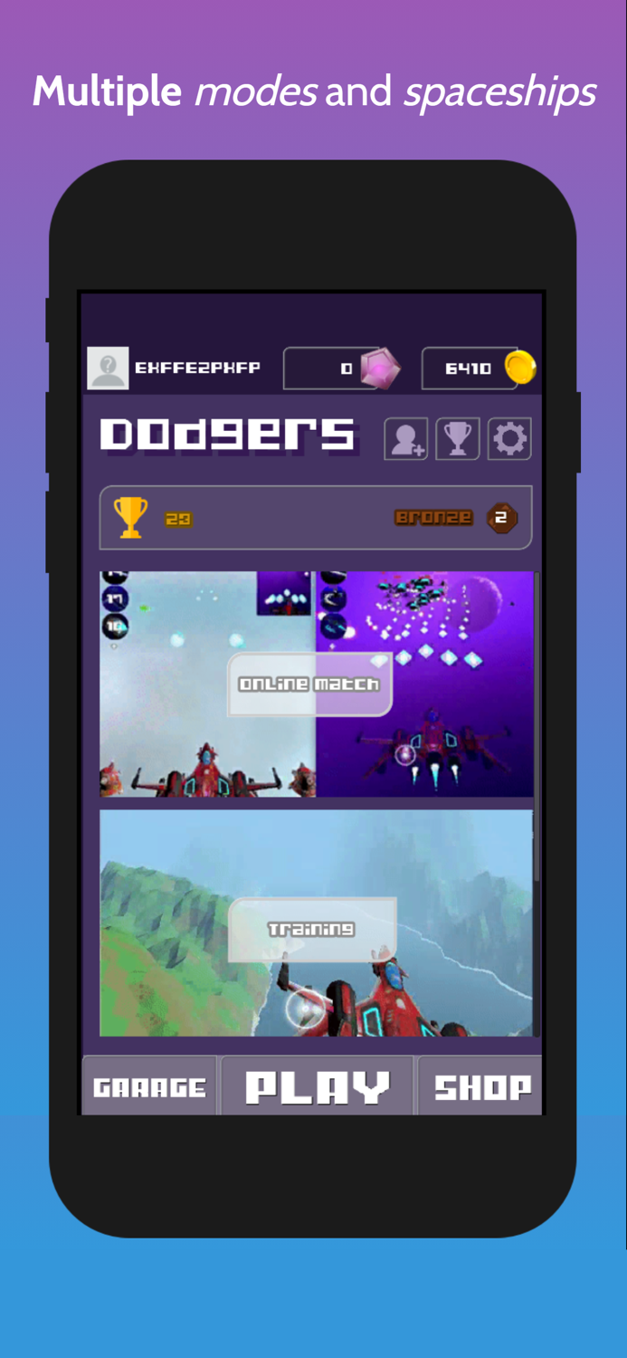 Dodgers - Online spaceshooter