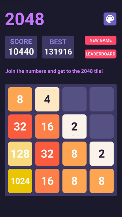 2048 Stunning Colors Screenshot