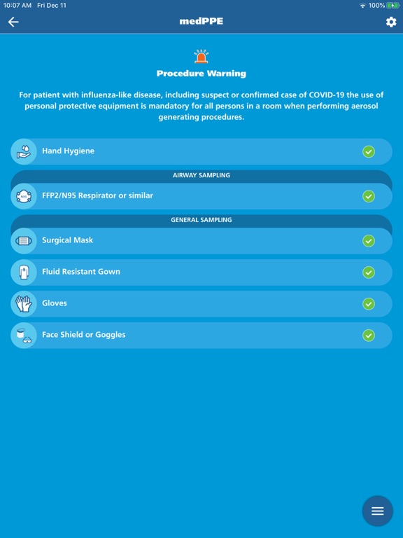 medPPE iPad screenshot 5 - Medical app