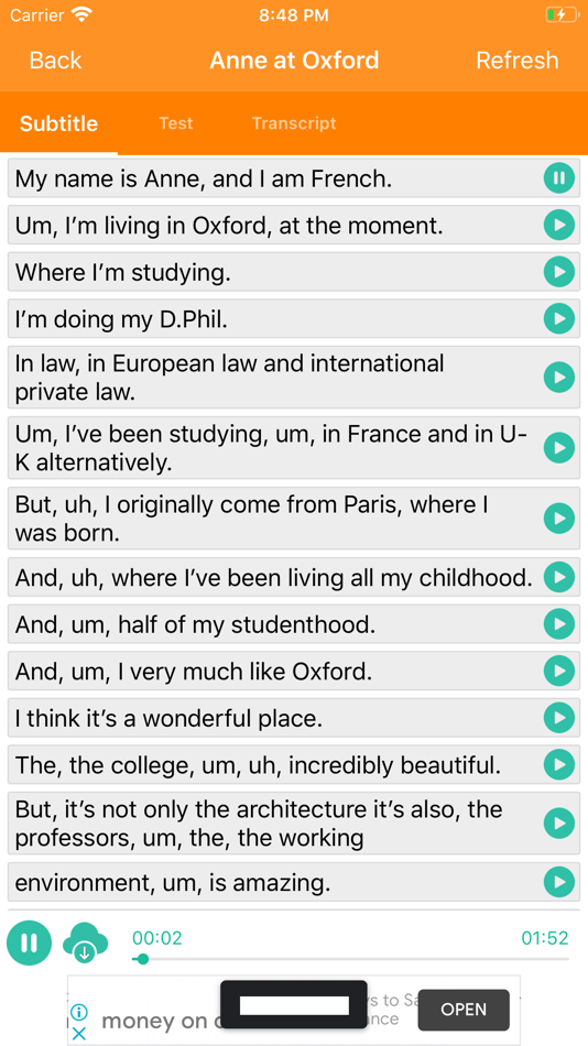 #3. English Listening Step by Step (iOS) 由: Xuan Trung Truong