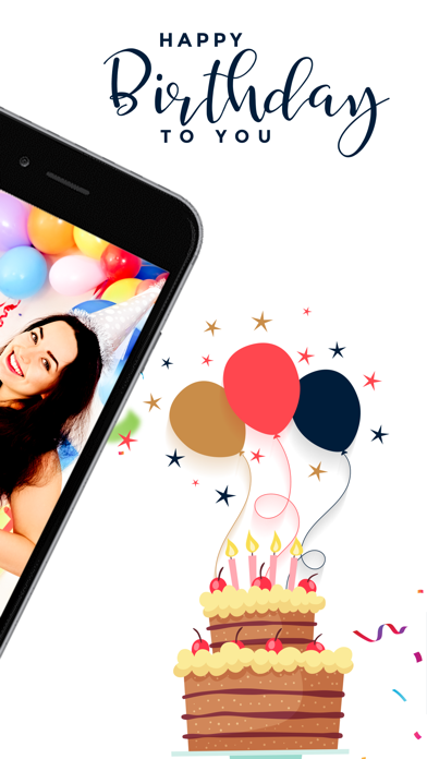 Birthday Stickers & Frames Screenshot