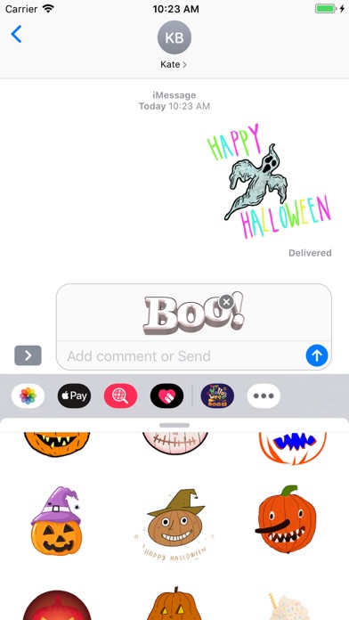 Screenshot #3 pour Halloween Animated Stickers !