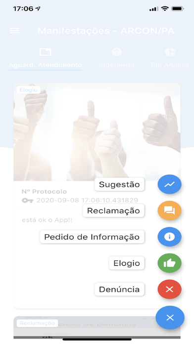 Ouvidoria ARCON-PA Screenshot