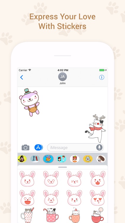 Bunny Cat Stickers screenshot-3