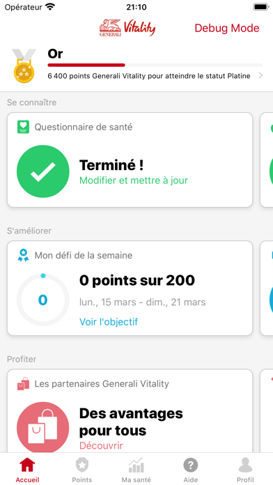 Screenshot #1 pour Generali Vitality