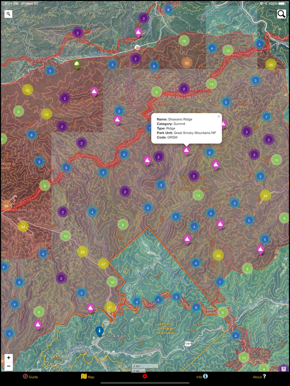 Screenshot #4 pour US National Parks Map & Guide!