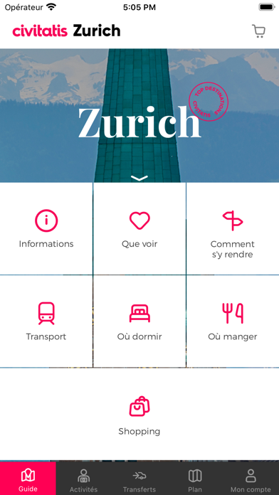 Screenshot #3 pour Guide de Zurich Civitatis.com
