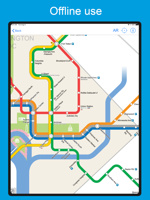 Screenshot #5 pour US Métro - Washington, NYC, LA