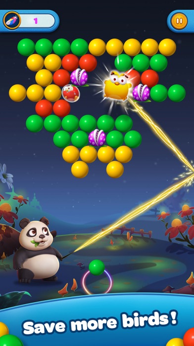 Screenshot #1 pour Bubble Shooter Panda Crush