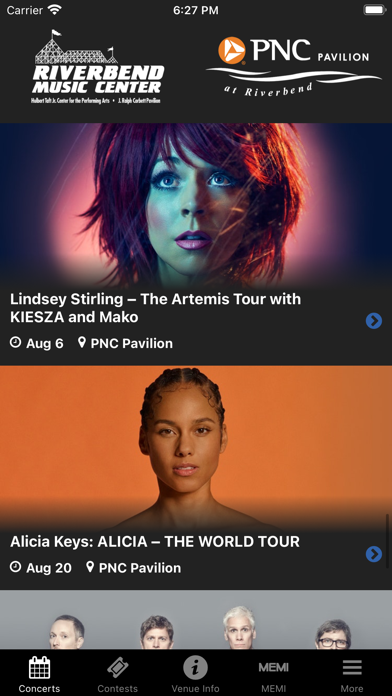 Riverbend Music Center Screenshot