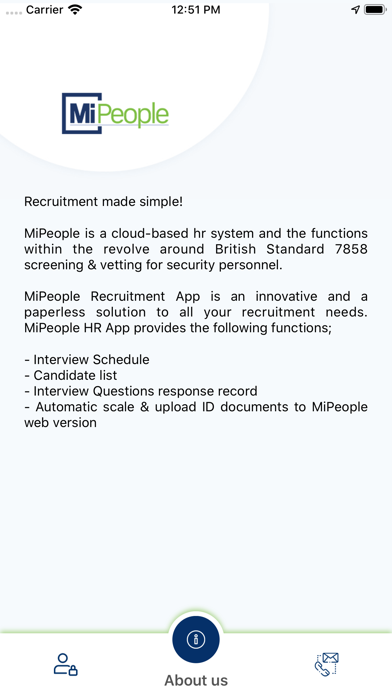 MiPeople Employee Screenshot