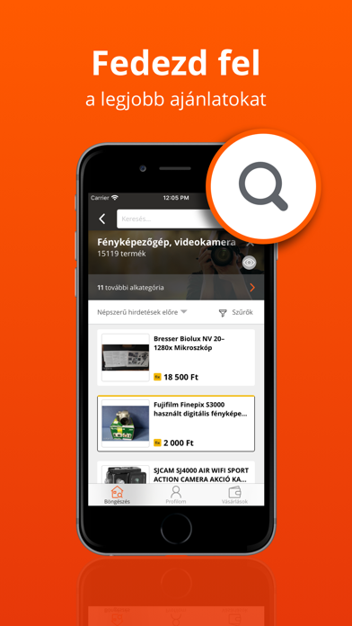 Vatera vásárlás Screenshot