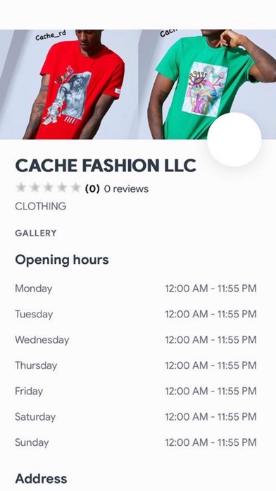 Cache Fashion LLC Screenshot