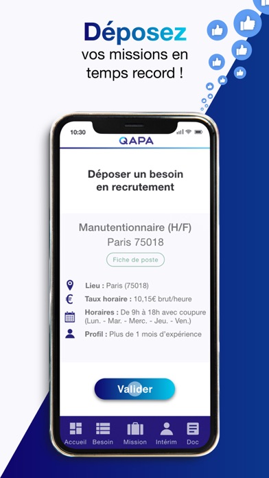 Screenshot #1 pour QAPA PRO - Vos recrutements